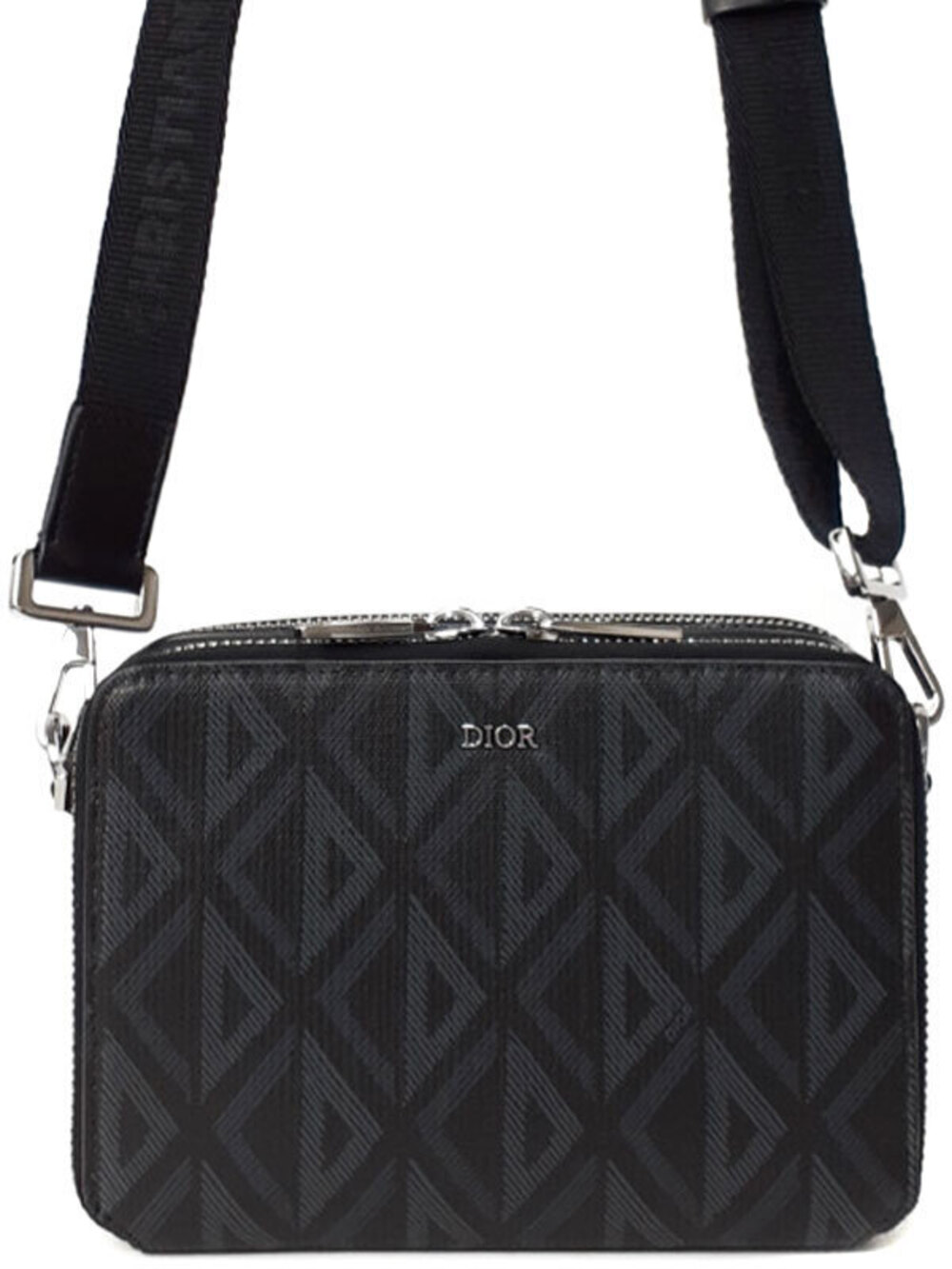 Christian Dior Strap Zip Pouch Clutch Shoulder Bag